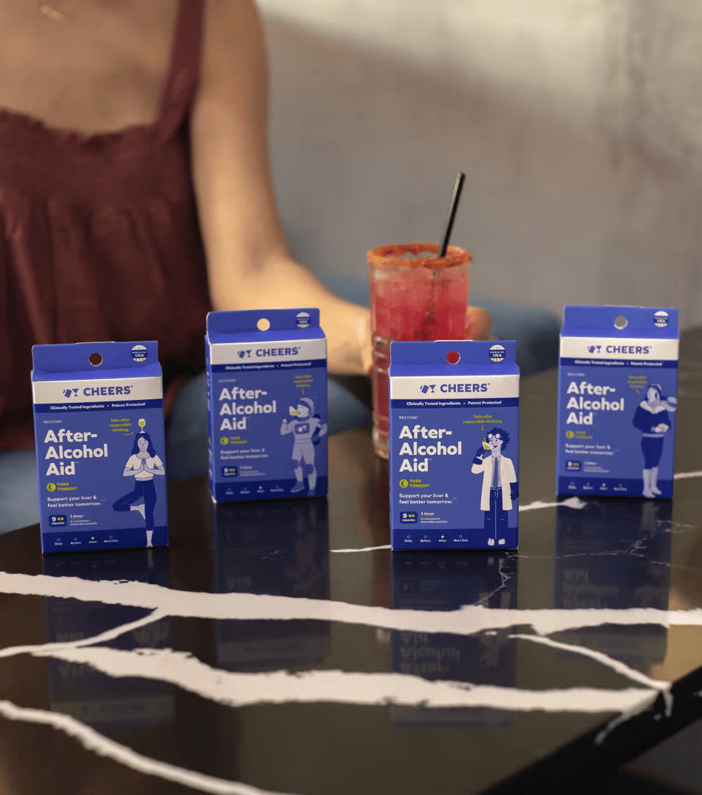 Cheers restore boxes of single dose packets 