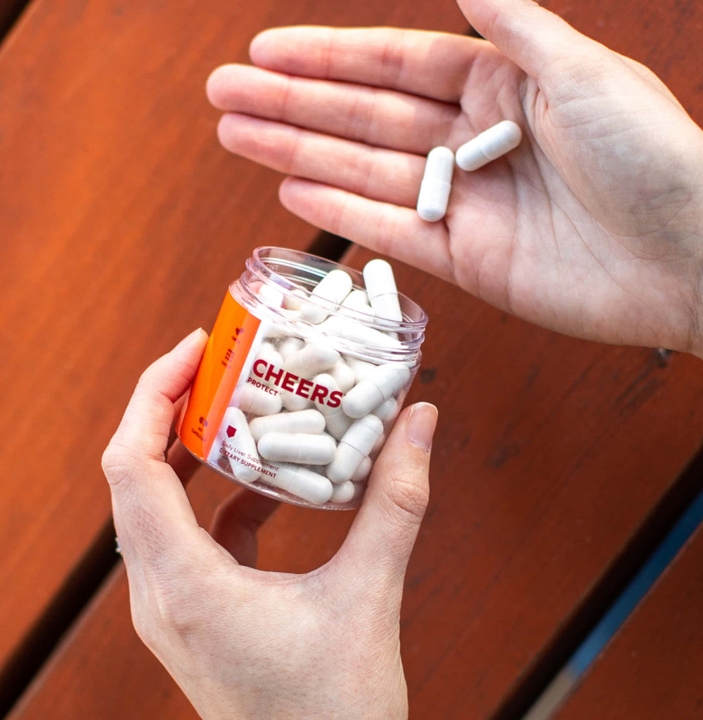 Cheers protect jar in someones hands