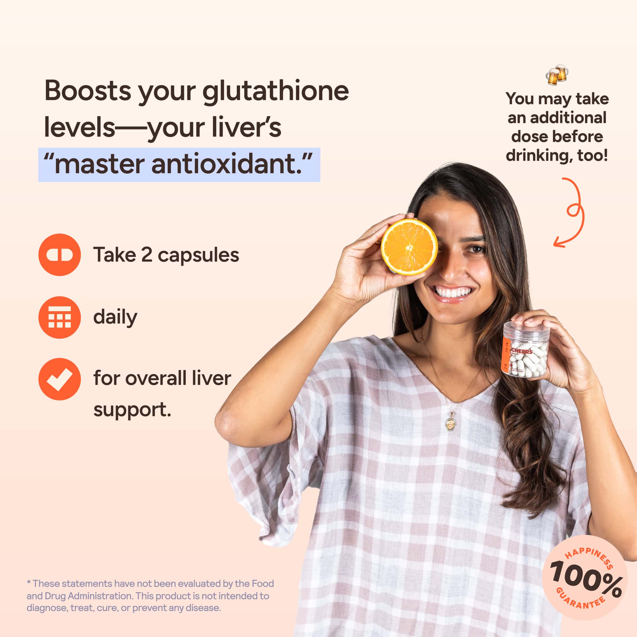 alcohol and glutathione levels Cheers® Protect (30 doses/60 capsules) BPC-157 , (body protection beef-protein Size:56g